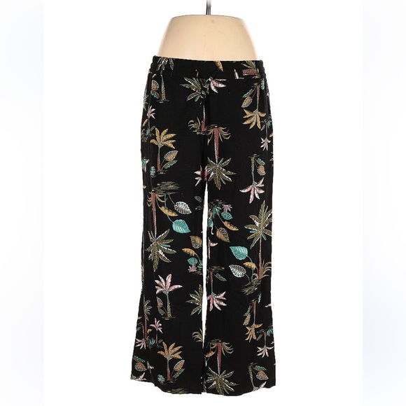 Linen blend wide leg pants - Picture 3 of 6